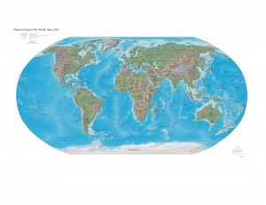 Carte du monde en HD en 2003